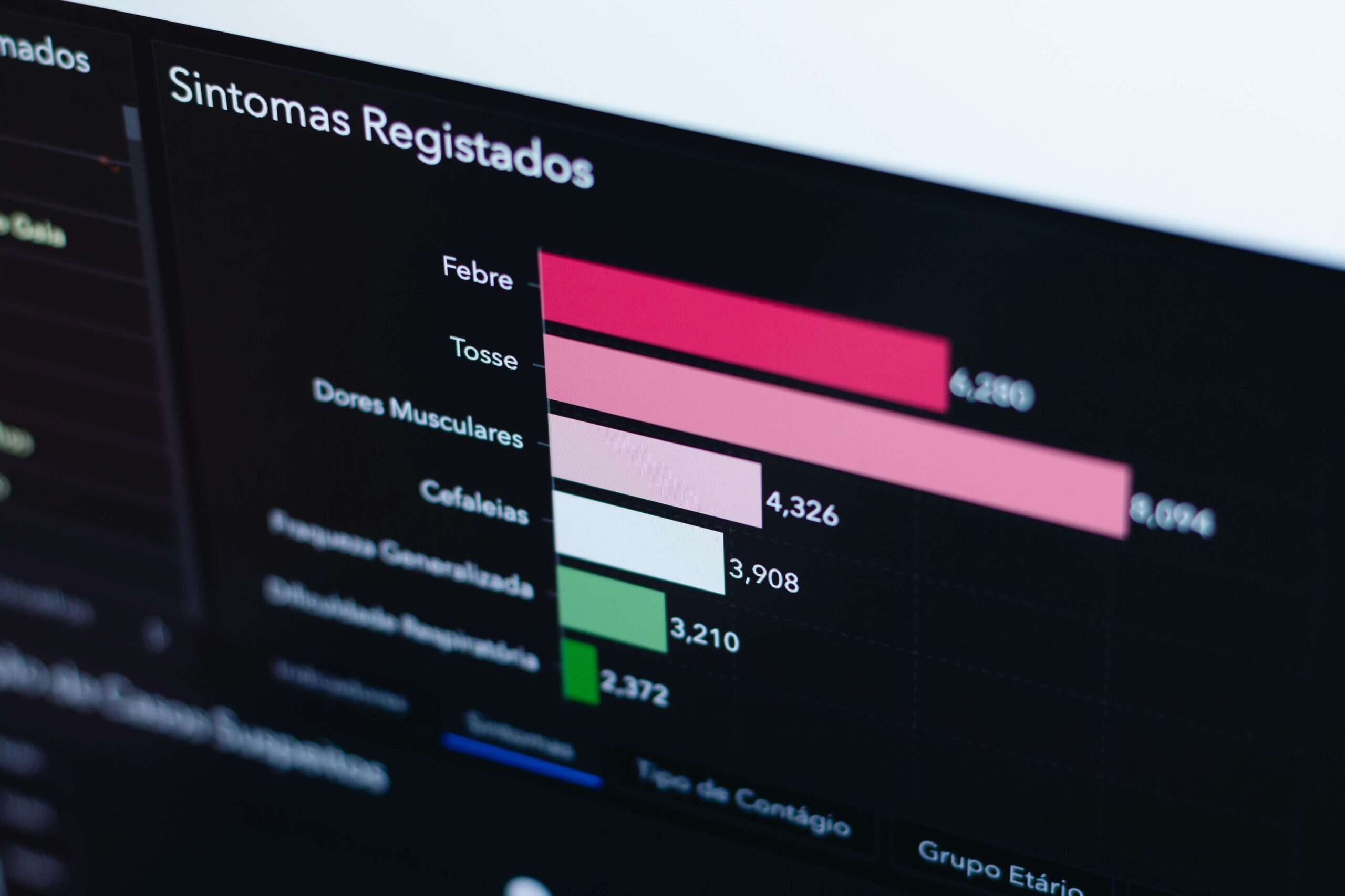 Interfaz de un sistema CRM mostrando la base de datos de contactos