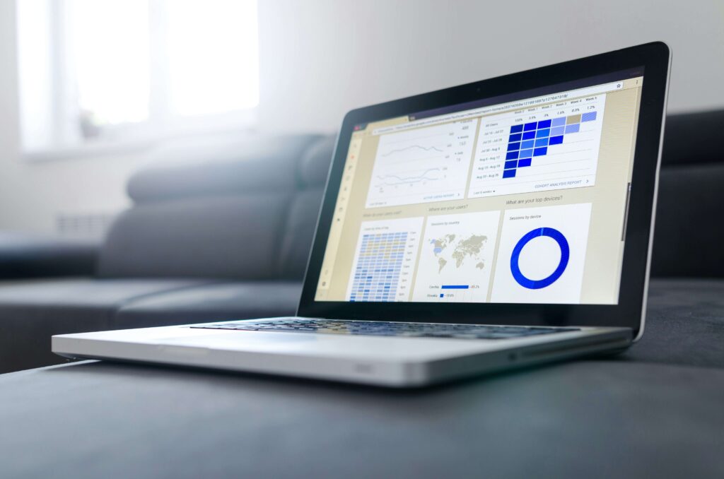 Dashboard con métricas y visualización de datos