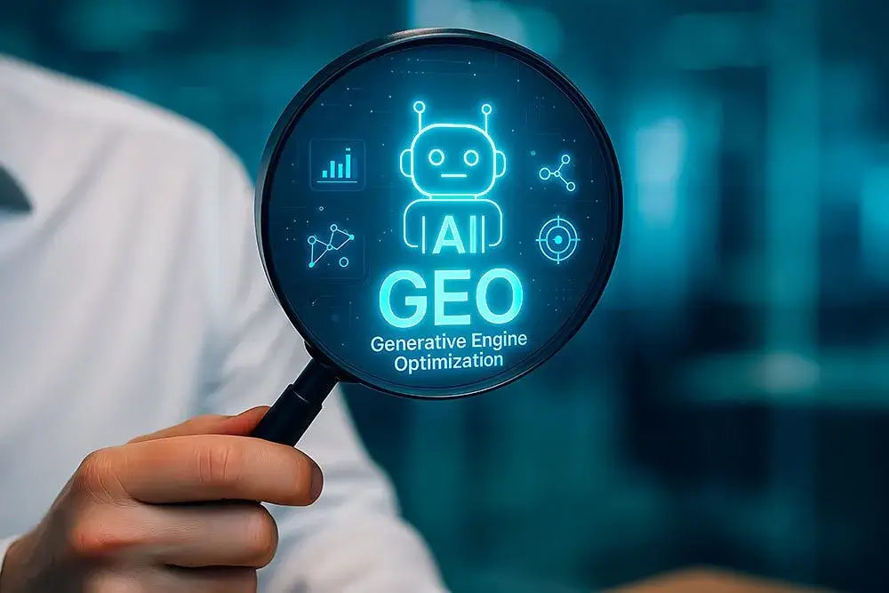 Concepto visual de definición de un término técnico en marketing digital