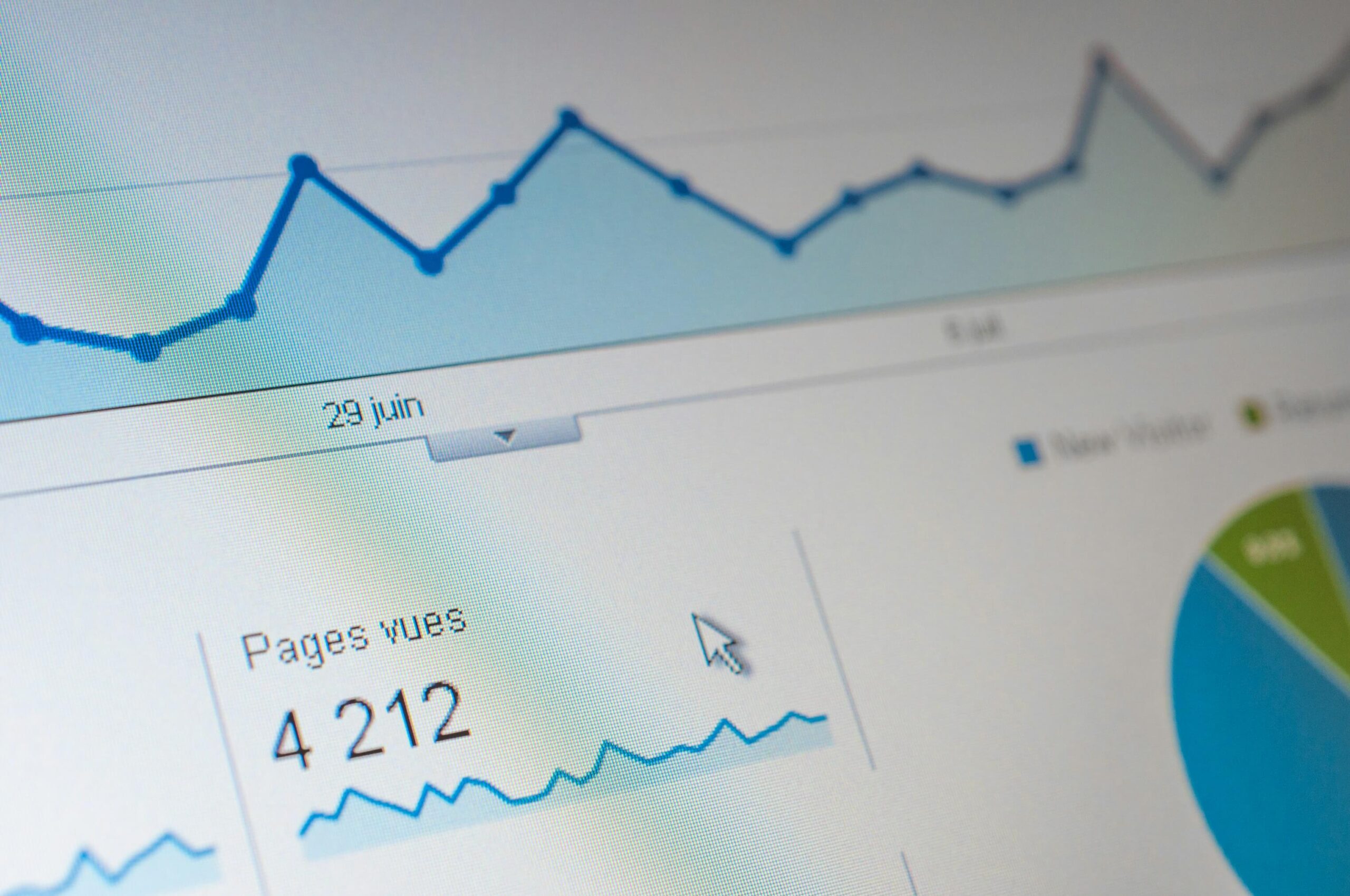 Dashboard con métricas de visibilidad y monitorización en canales digitales